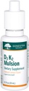 Genestra Brands D3 K2 Mulsion - Vitamine lichide pentru sanatatea oaselor - Lemon natural - 122 Serviri
