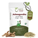 Organic Way Ashwagandha Root Cut & Sifted (Withania somnifera) - Organic & Kosher Certified 