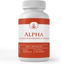 INGREDIENTE ORIGINALE PURE Alpha Glicerilfosforilcolină (Alpha GPC), (100 capsule) Mereu pură, fără aditivi sau filleri, verificate de laborator