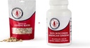Dairyland American Ginseng Slices 4 oz şi capsule 75 ct Pachet de Wisconsin Ginseng 