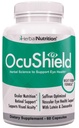 OcuShield Eye Health Support Vitamina pentru ochi sanatosi, Viziune de noapte cu Saffron, Lutein & Zeaxantină, Nutrienti oculari pentru a proteja si stimula sanatatea oculara, o sticla