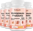 Menopause suplimente pentru femei, 120 Miliarde CFU Probiotic, 13-in-1 Herbs & Botanics Complex, pentru Hormone Menopause, Hot Flashes, Transpirații de noapte, Swings Mood, Disturbane de somn, Vegan, 240 Capsule