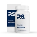 PS Natural Testosteron Booster pentru bărbați - Premium D3 și suplimente de zinc pentru bărbați cu Tribulus, buruieni de capră excitată, și Tongkat Ali - Booster de testare și suplimente energetice (60 capsule)