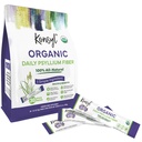 Konsyl Organic Daily Psyllium Fiber Stick Packs - On-The-Go Fiber Supplement Powder - Convenabil, All-Natural Soluble Fiber, Gluten-Free & Sugar-Free, Vegan & Keto - 30 Pachete
