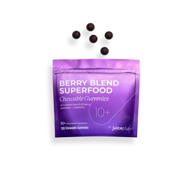 Suc Plus+ Berry Blend Soft Chews (Chewables) - Daily Nutrition from 12 Plants with Whole Fruit, Vegetale, & Berry - Raspberry, Bilberry, Blueberry, and More! pentru adulți și copii - (1-mo, 30 Chews)