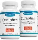EuroMedica Curaphen - Curcumin Supliment pentru suport circulatie si Endorphin - Suport pentru discomfort ocazional - Ajuta muschii sanatosi - 120 capsule, 2 cutii (240 capsule)