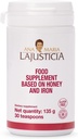 Ana Maria Lajusticia - Fier de călcat cu miere - Supliment alimentar - 135g (30 lingurițe) - lactate și gluten gratuit. Vegetarian prietenos. Perfect pentru a promova sănătatea vasculară.