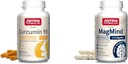 Jarrow Formulas Curcumin 95 500mg - Până la 120 Servings (Veggie Caps) - Curcumin extract și MagMind Brain Health cu Magtein (Magnesium L-Treonat), Supliment alimentar
