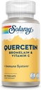 SOLARAY Querbetin, Bromelain & Vitamina C, 60 VegCaps