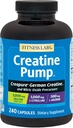 Fitness Labs Pompă Creatină cu L-Citrullină, L-Arginină, și Creapure Creatina Monohidrat - 240 capsule