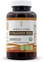 Secrete ale semintei de coriandru din trib 120 capsule, fabricate din capsule vegetale si seminte uscate de coriandru organic USDA (120 capsule)