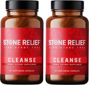 STONE SHURNE Cleansese - Premium Chanca Piedra Stone Breaker Complex - Cel mai bun Dizolvator natural pentru bărbaţi/femei - Natural Rinichi Cleanse & Detox Supliment - [2 ambalaj] - 120 capsule - 1200 mg