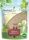 Hrană pentru a trăi organic Ashwagandha Root Powder, 12 Ounces - non-GMO, Finely Ground Indian Ginseng, Pure, Raw, Vegan. E uşor de amestecat.