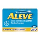 Aleve Caplets, Naproxen Sodiu 220 mg (AINS), Pain Reliever/Fever Reductor, #1 Surgeon ortopedic Recomandat, 270 Conte