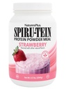 NaturesPlus SPIRU-TEIN, Căpşuni - 4,5 lbs - Shake de proteine pe bază de plante - non-GMO, vegetarian, gluten gratuit - 60 Serviri