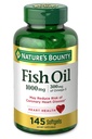 Nature's Bounty Fish Omega-3 1000 mg Softgels 145 ea