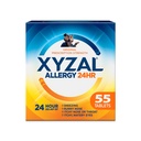 Xyzal 24 ore Alergie Relief Medicina, Recrutare originala Forta Antihistamina, Levocetirizina Dihidroclorhidrat Tablete 5 mg, 55 Conte