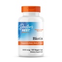 Cel mai bun Biotina doctorului suporta parul, pielea, unghiile, Boost Energy, Nervos System, Non-GMO, Vegan, Gluten Free, 120 Conte