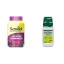 Senokot Dietary Supplement Laxative Gummies, Natural Senna Extract, Gentle & Dulcolax Liquid Laxative, Stimulant Free Laxative for Confortable Relief, Cherry Flavor, 12 oz.