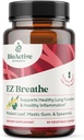 BIOACTIVE NUTRIENTS EZ Respiraţie - 60 capsule - Muellein Leaf, Bromelain şi Spearmint Supliment - Susţine sănătatea generală
