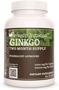 Alimentaţia lui Remedy Ginkgo Biloba 1000 mg, 60 capsule Vegane Supliment alimentar Herbal 