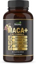 11-in-1 energie Booster & Performance Supliment cu organic Maca Root, Tongkat Ali, Horny Goat buruieni, Ginseng, Tribulus Terrestris & Beef Liver pentru bărbați și femei - 60 Filler capsule libere