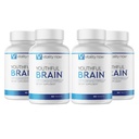 Creier Tineret 4 Sticla Bundle - Memory & Brain Health Supplement - Brain Booster Clarity cu Bacopa Monnieri, Ginkgo Biloba, B12-120-Day Supply (240 Conte)