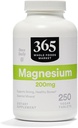 365 de Whole Foods Market, magneziu 200mg, Vegan, 250 comprimate
