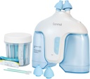Sistem de irigare nazale cu 50 Pachete de sare (albastru), Sinus Clătire Masina, Curatare nas pentru Sinus Adult, Spălător nas Nasal Clătire Sinus Relief Masina