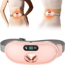 Pad de incalzire pentru crampe de perioada, incalzire rapida cu 6 nivele de caldura si 6 Moduri de masaj, Pad portabil de incalzire menstruala, perioada burtica Massage pentru femei si fete, roz