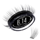 Lashify Bold 14mm Gossamer DIY Extensii de gene Refill, negru, Easy False Gene pentru un aspect natural