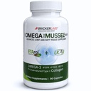 Bricker Labs Omega Cyclo - Mussel Plus UC-II, Premium NZ Green Lipped Mussel Plus UC-II Nedenaturat tip II Colagen, Ultimate Supliment comun pentru sănătate comună și confort, 90 capsule