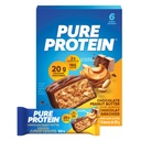 Baruri de proteine pure, Gluten gratuit, Snack Bars, Unt de arahide de ciocolată, 50 gram, 6 Conte, {Importat din Canada}
