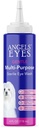 Angels' EYES Multi-Purpose Steril Eye Wash 4 oz Eye Cleaner and Clătite, Tear Stain Reductor pentru Alergii, Debris, Mucus, Irritation and Weepy Eyes pentru toți câinii cu acid boric