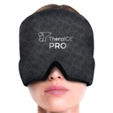 TheraICE Migrene Relief Cap PRO, Capac de ajutor pentru dureri de cap, Mască de gheață, Cap de Compress Cold Wrap pentru Tension Cefalee Ajutor, Stres & Hangover, Tehnologia FocusZone oferă extra răcire și presiune