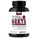 Factor de forță Total Sfeclă de sprijin de presiune sanguină cu extract de semințe de struguri și non-Glob Root pulbere pentru sănătatea inimii, circulatie, & fluxul de sânge, 120 conte
