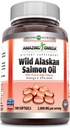 Amazing Omega Wild Alaskan Salmon Oil Supplement 