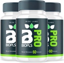 Rize laboratoare (3 ambalaj) Biopls Slim Pro pierdere în greutate Supliment, Biopls Capsule pentru wellness corporală totală și un stil de viață sănătos, Biopls pastile pentru Leaner Physique, Bio Pls Recenzii (180 capsule)