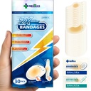 Medtecs Hydrocolloid Gel Bandage, Elipse 20ct + Strip 10ct, Long-Lasting, Adeziv rezistent la apa pentru primul ajutor, Advanced Cushion pentru prevenirea și îngrijirea rănilor Blistere,2X Vindecare rapidă pentru toc, Degete & Degete