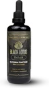 Black Lotus Pure Shilajit Resin Tinctură lichidă, 100ml, 100% Silajit natural pur pentru bărbați și femei cu aminoacizi, 175mg Acid fuzelian, 85 Ionic Trace Minerale, pentru suport imun, Focus, Energie