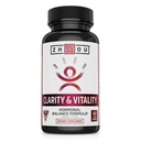 ZHOU Claritate și Vitalitate (Fost DHEA) 50 mg, Formula de echilibru hormonal pentru femei și bărbați, Îmbătrânire sănătoasă, Non-GMO, Vegan, Gluten Free, 60 capsule