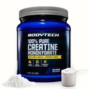 BODYTECH 100% Pure Creatin Monohidrat pulbere - Premium Micronited Creatina pentru cresterea fortei musculare si performanta - Suporturi musculare, recuperare, si exercitii de crestere (18oz/102 Serviri)