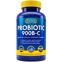 Nutritie Essentials Probiotice pentru femei si barbati - cu Lactase Enzyme si Prebiotic Fiber pentru Digestive Health - 80 La sută + mai mult Potent Supliment pentru Suport Sanatate Gut - Vegan Formula