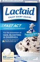 Lactaid Fast Act Lactoză Intoleranță Utilaje de relief cu Lactase Enzime pentru a preveni gaz, Blooting & Diaree Datorită LactozăSensitivity,Ideal pentru Travel&On-the-Go, Vanilla Twist,60 Pachete de 1-ct.