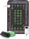 HealthyLine Far Infrared Încălzire Pad pentru spate, gât, umăr şi dureri musculare Relief - greutate electric Mat cu pietre Jade & Tourmaline, Grounding 