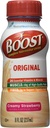 Boost Complete Nutritional Drink, Creamy Strawberry, 8 Ounces Fiecare (Pachet de 6)
