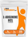BulkSupplements.com L-Arginina HCl pulbere - Nitricoxid Supliment, Arginina pulbere - Neflavorat & Gluten gratuit, 5g per Serving, 1kg (Pachet de 5) (11 lbs)
