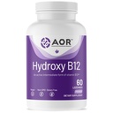 AOR, Hidroxixi B12, Susţine sănătatea cardiovasculară, funcţia nervoasă şi detoxifiere, Supliment alimentar, Vegan, 60 porţii (60 lozenges)