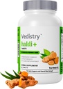 Haldi+ 850 mg Tablete Turmeric cu 95% Curcumin & Long Pepper  