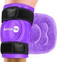 Ice Pack pentru Genunchi Durere Relief, Gel Recusable Ice Wrap pentru leziuni, Umflare, Chirurgie de înlocuire genunchi, Cold Compress Terapie pentru Artrită, Menisc Tear și ACL, Purple